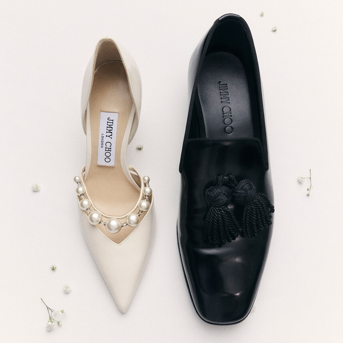 オーレリー 65 | ブライダル ホワイトパテントレザー・パンプス