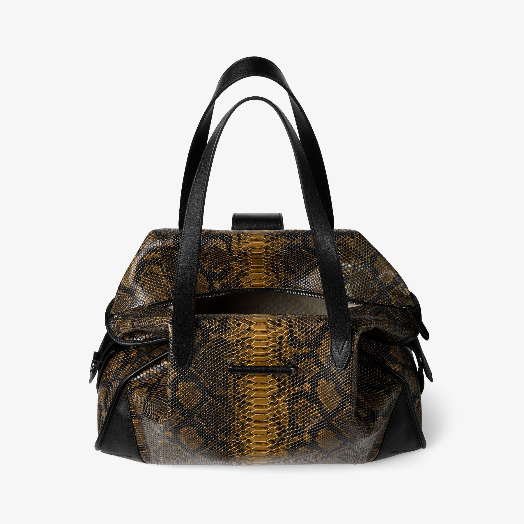 バー ホールドオール ラージ | ラスティック スネークプリントレザー