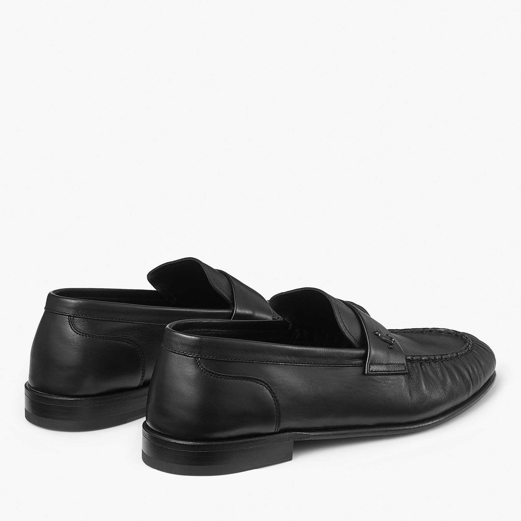 エリス ローファー / M |ブラック レザー・ローファー | JIMMY CHOO