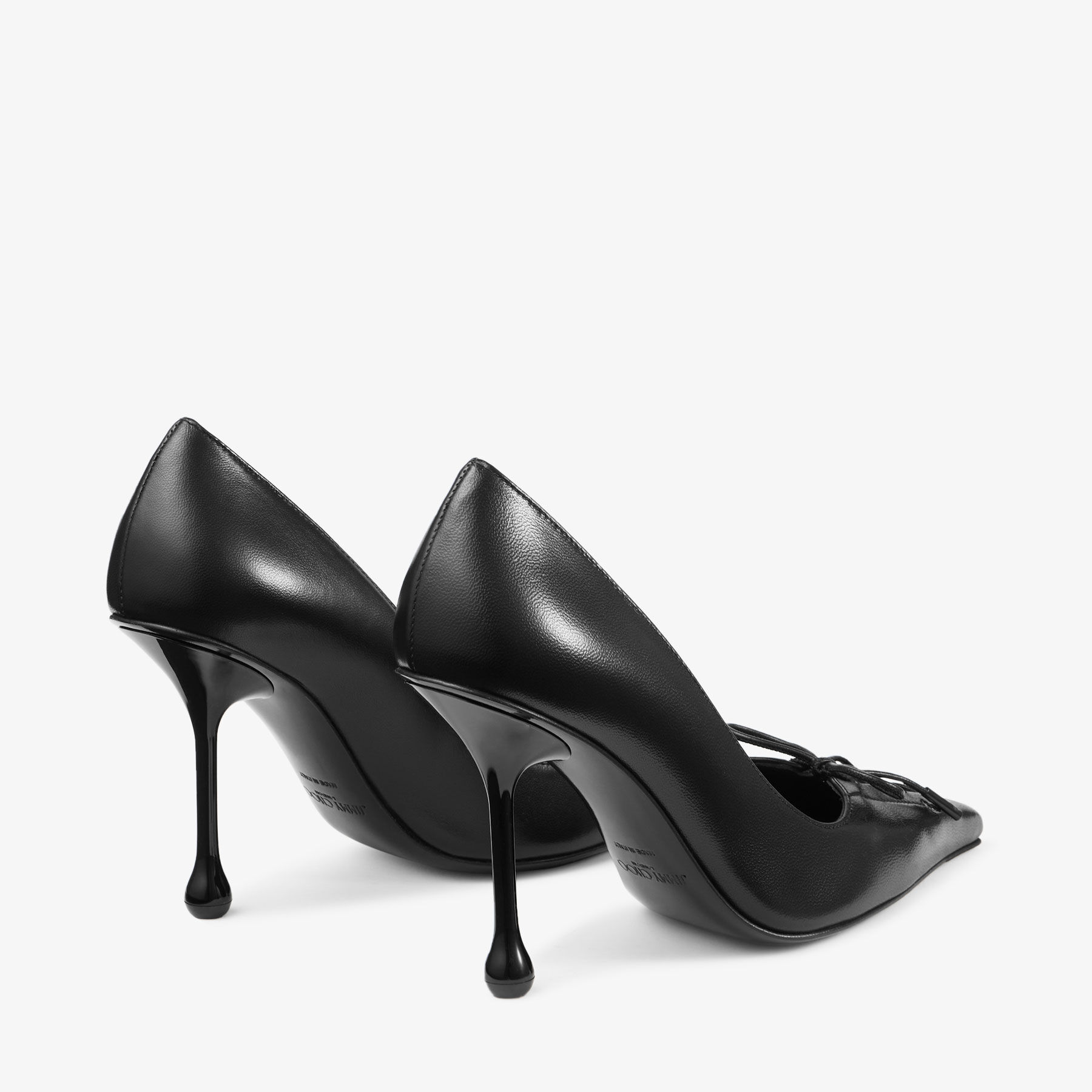 スカーレット 95 | ブラック ナッパレザー・パンプス | ジミー チュウ