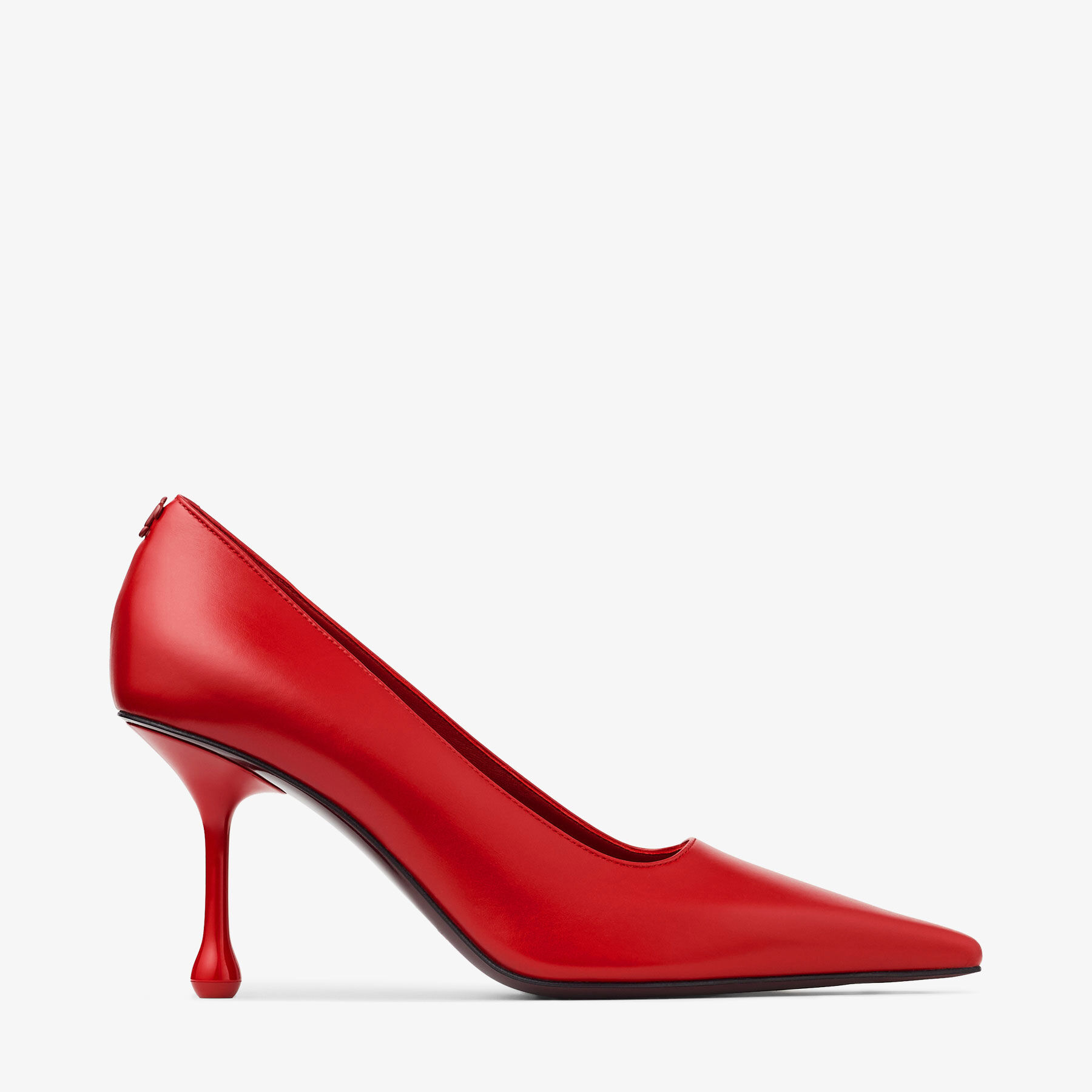 Ixia 80 | Ruby Red Leather Pumps | JIMMY CHOO