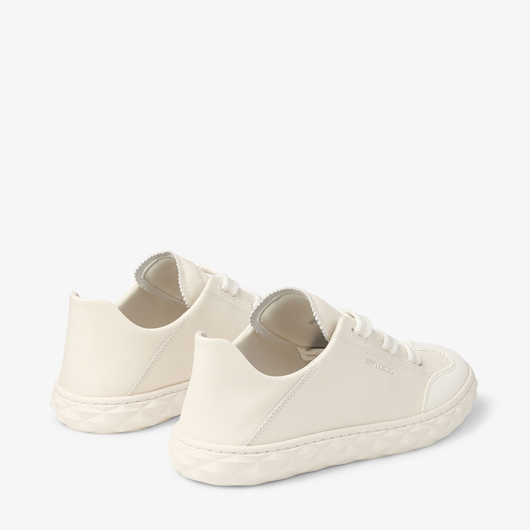 Diamond Light Flex/F| Latte Leather Trainers | JIMMY CHOO