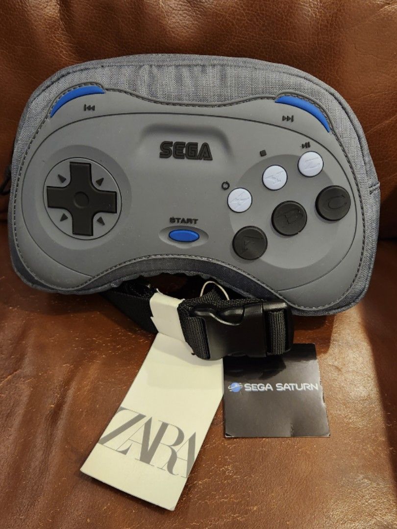 Zara Sega Saturn Belt Bag Pouch, Men's Fashion, Bags, Belt bags