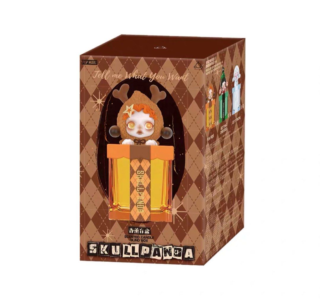 SKULLPANDA TELL ME WHAT YOU WANT SERIES SCENTED CANDLE BLIND BOX