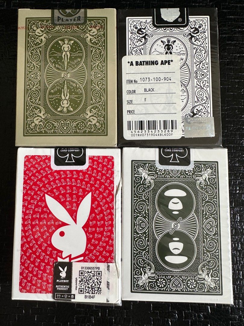 超稀有) Bicycle BAPE ,PlayBoy Playing cards, 興趣及遊戲, 玩具