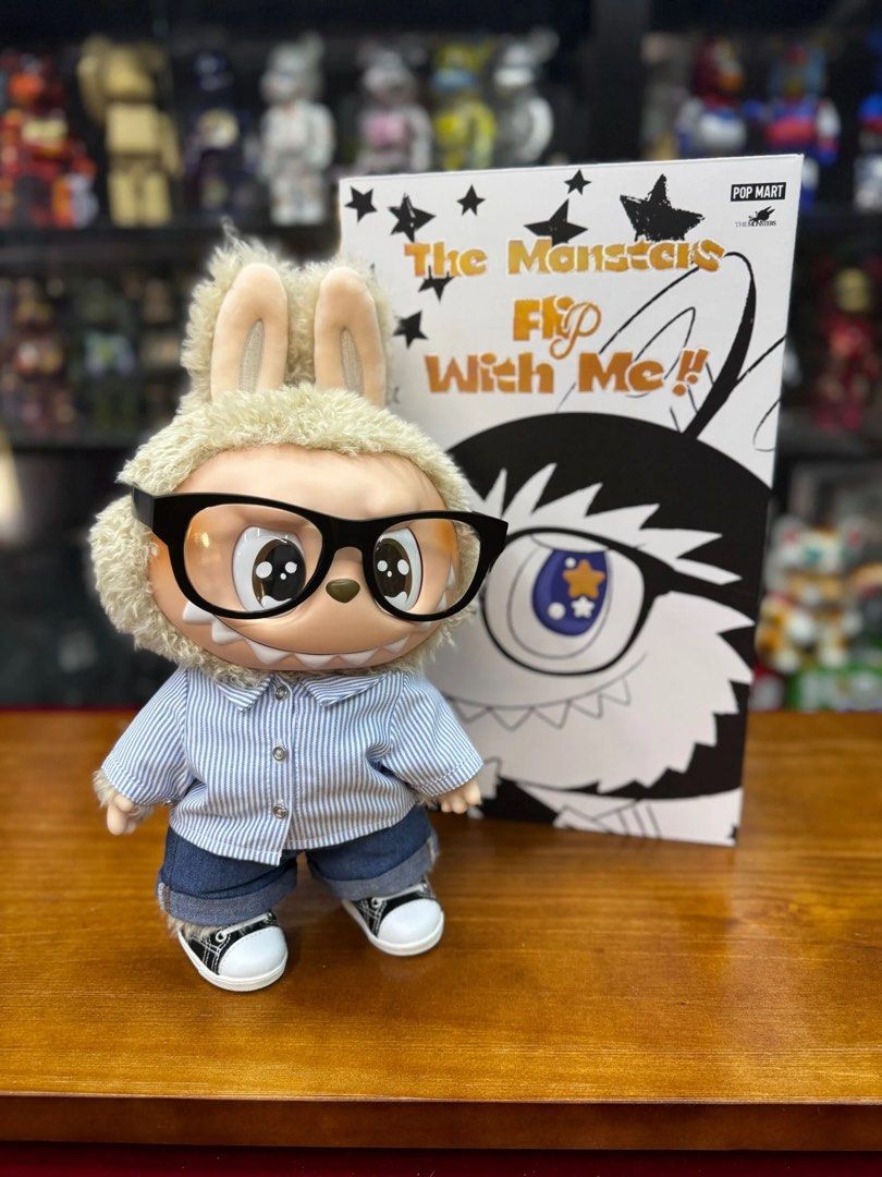 POPMARTラブブTHE MONSTERS-FLIP WITH MEぬいぐるみ Amazon.com: POP