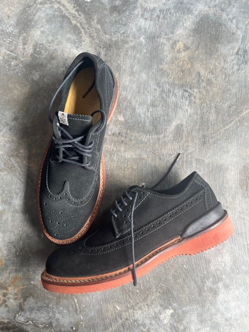 VISVIM PATRICAN WT-FOLK BLACK 9 27cm相当 visvim PATRICIAN WT-FOLK