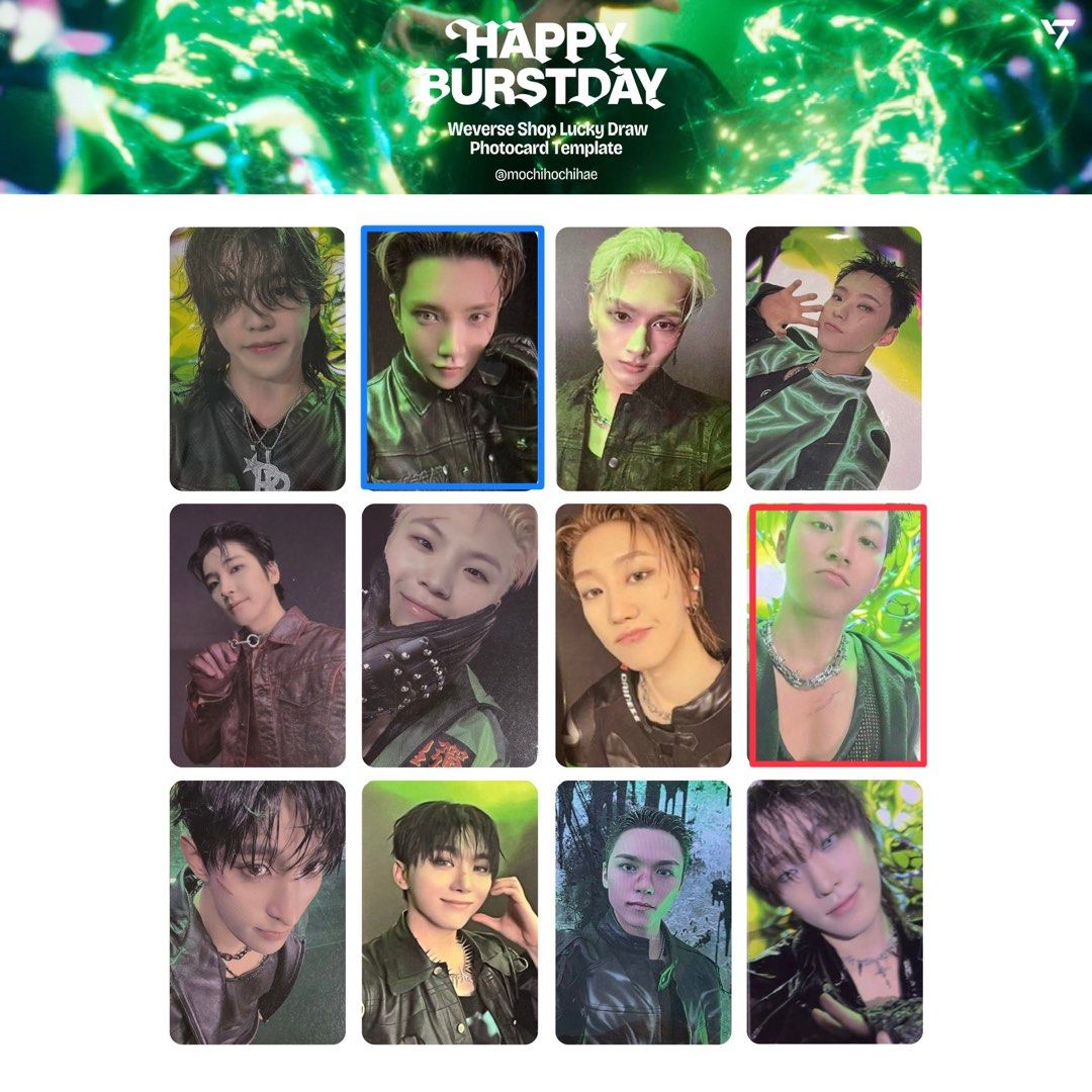 WTT] seventeen happy burstday weverse lucky draw ld photocards