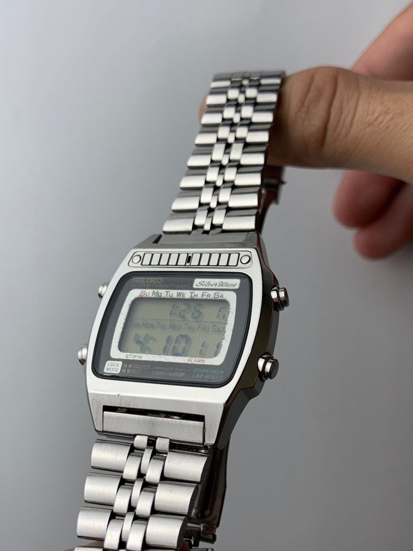 SEIKO SILVERWAVE A257-5020 VINTAGE, Fesyen Pria, Jam Tangan di