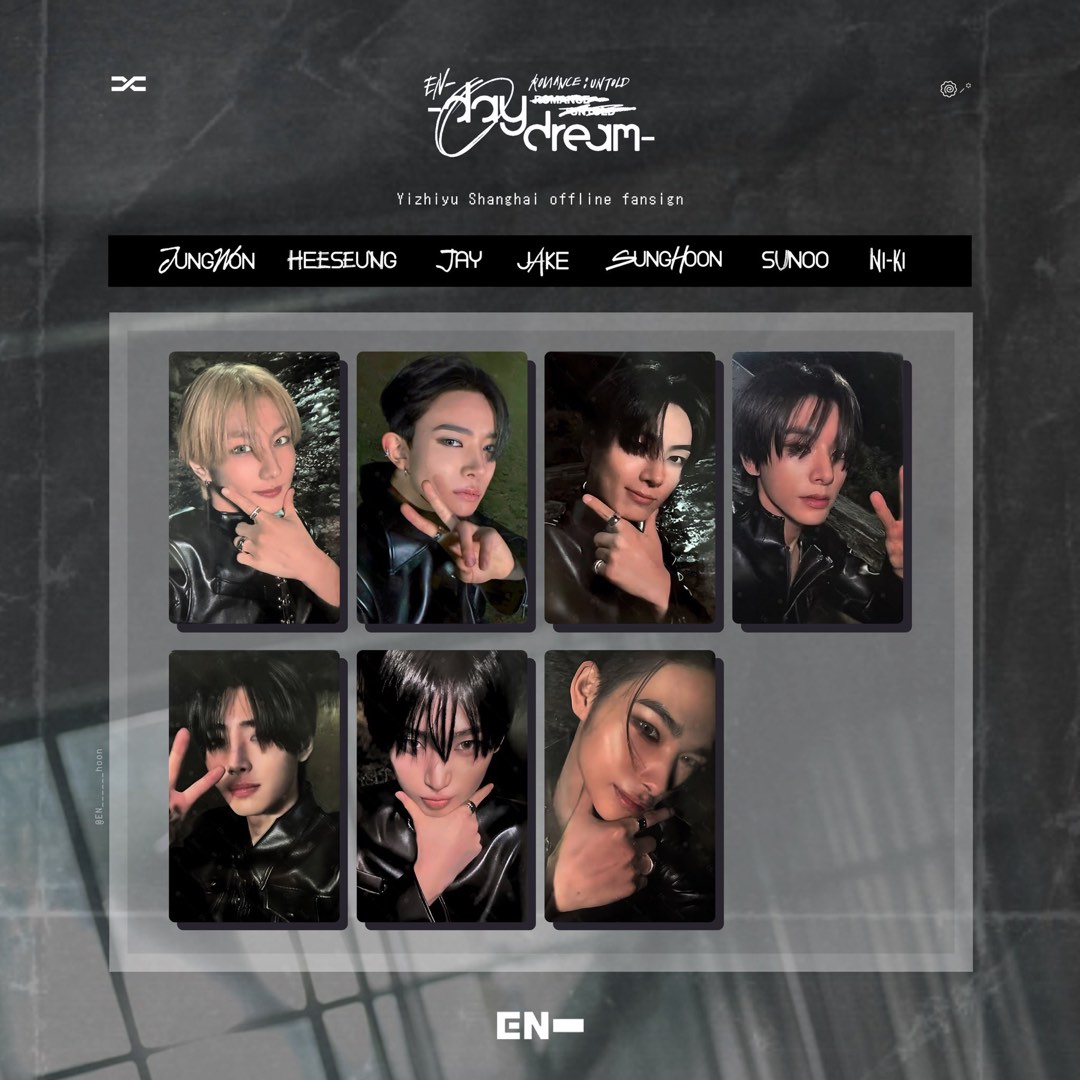 enhypen enhypen ジェイ中国 一直娱 yizhiyu2.0 特典 トレカ 中国 一直