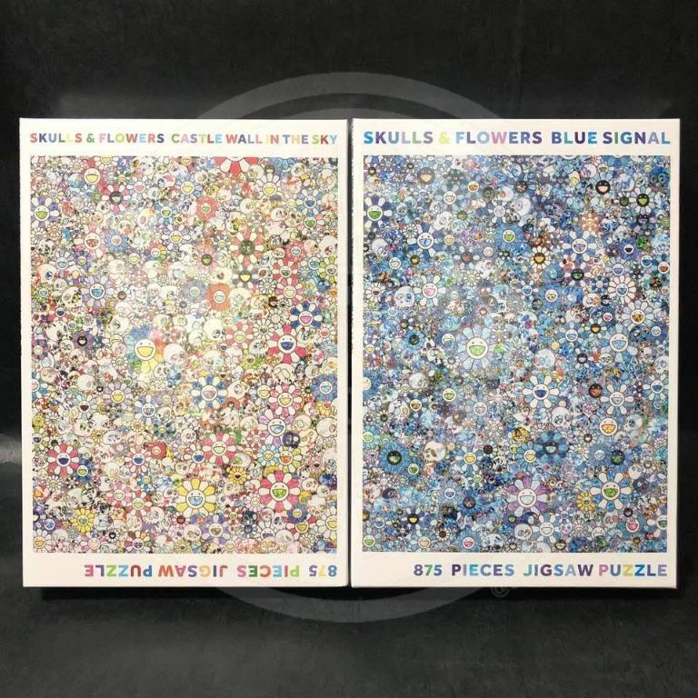 21年6月新貨！少量現貨！全新未開封村上隆花花骷髏砌圖拼圖Takashi