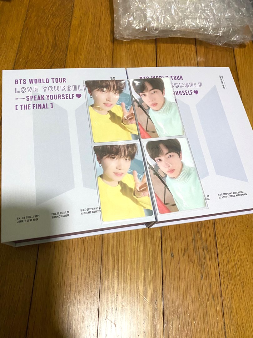 Bts lysy love yourself speak yourself the final dvd Jin yoongi