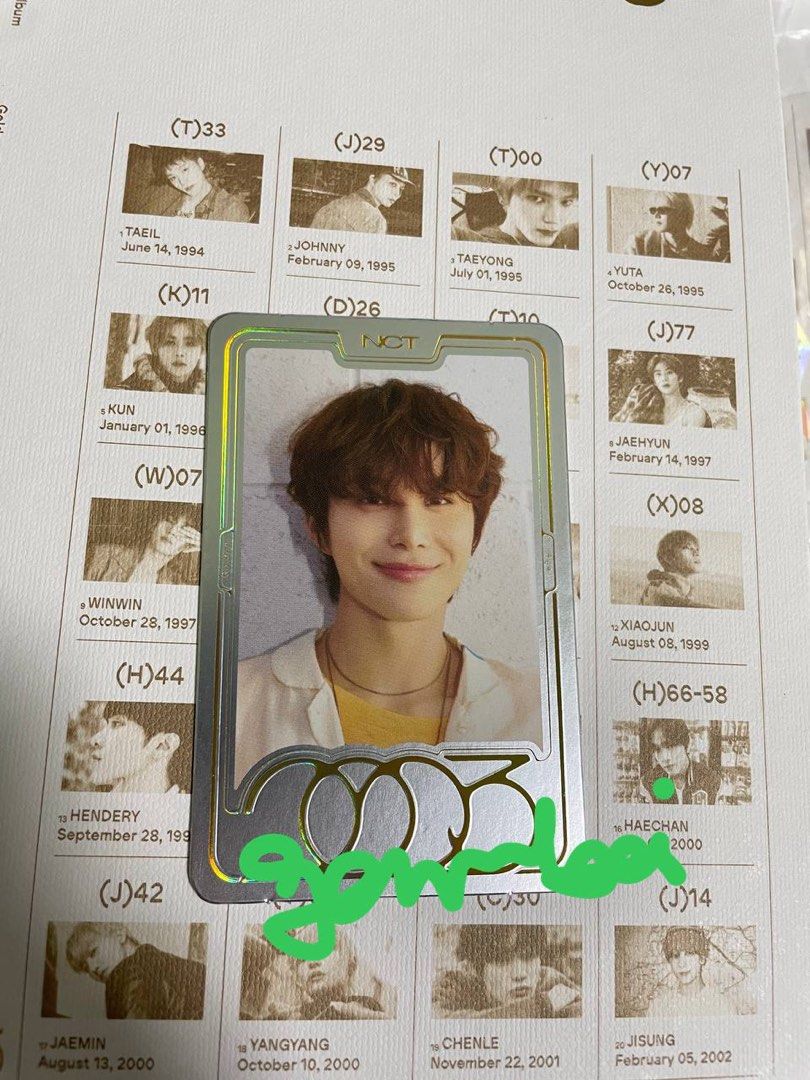 NCT 2023 Golden Age ジェヒョン スペシャルイヤーブックカード NCT