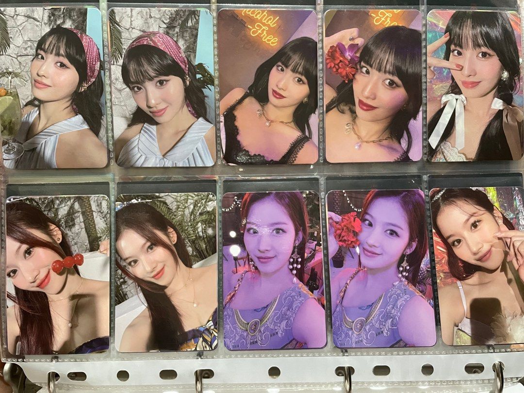 TWICE Alcohol free taste of love photocard 專卡小卡娜璉定延momo