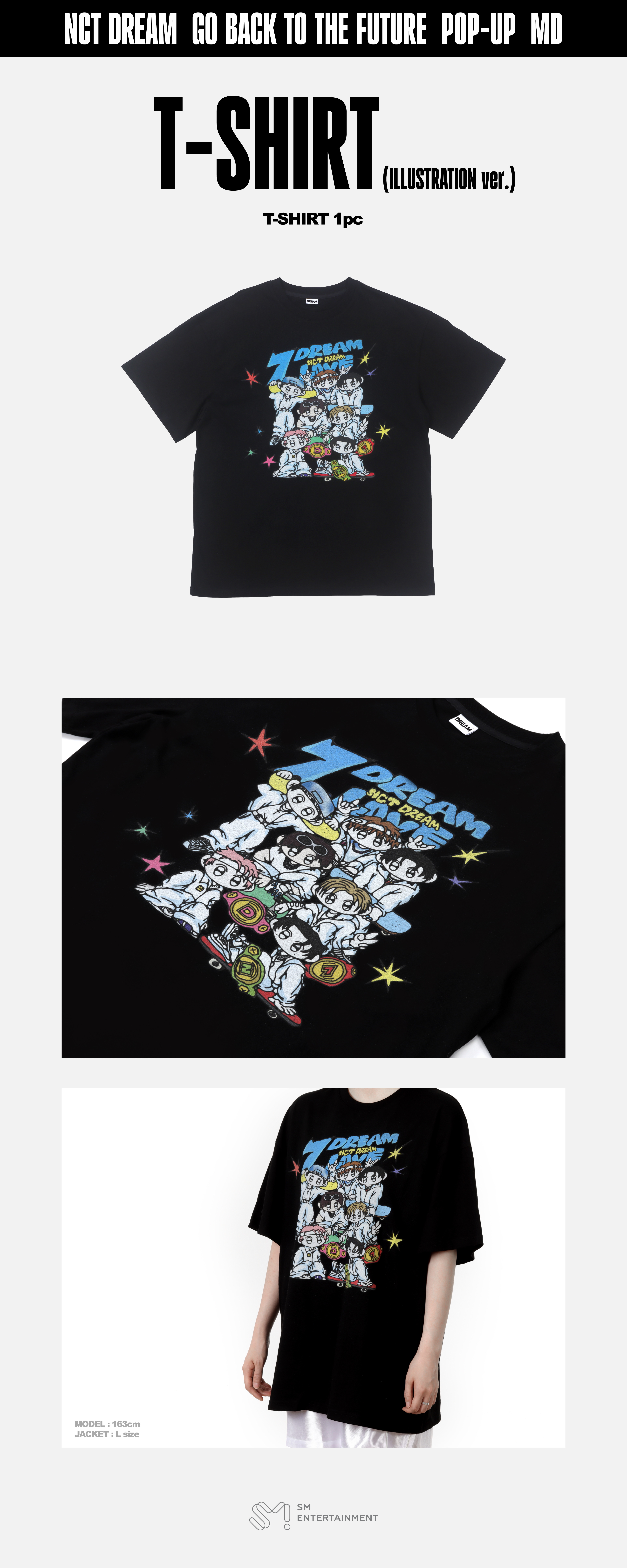 jp.ktown4u.com : NCT DREAM - [TIME RIDERS POP-UP MD] T-SHIRT