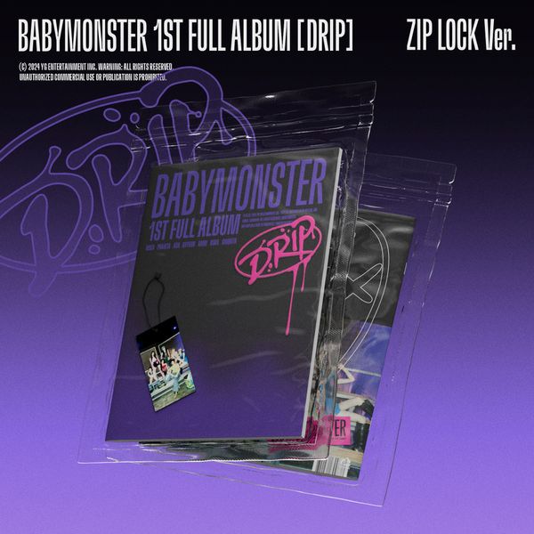 ktown4u.com : BABYMONSTER - 1st FULL Album [DRIP] (ZIP LOCK Ver.)