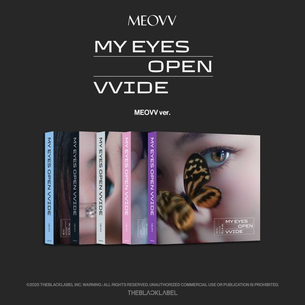 jp.ktown4u.com : [Random] MEOVV - EP アルバム1集 'MY EYES OPEN
