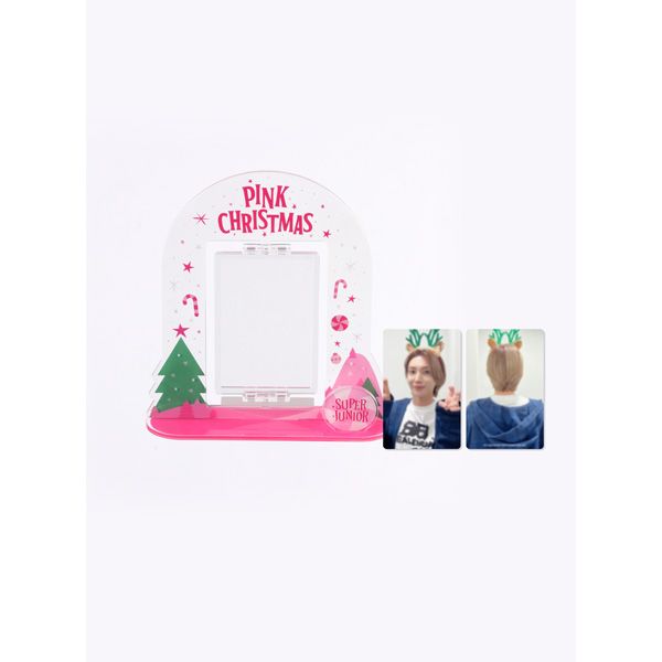 ktown4u.com : SUPER JUNIOR - PINK CHRISTMAS ACRYLIC TURNING STAND SET