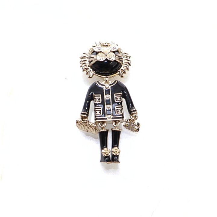 Chanel Lion CC Logo Brooch - Luxe Du Jour