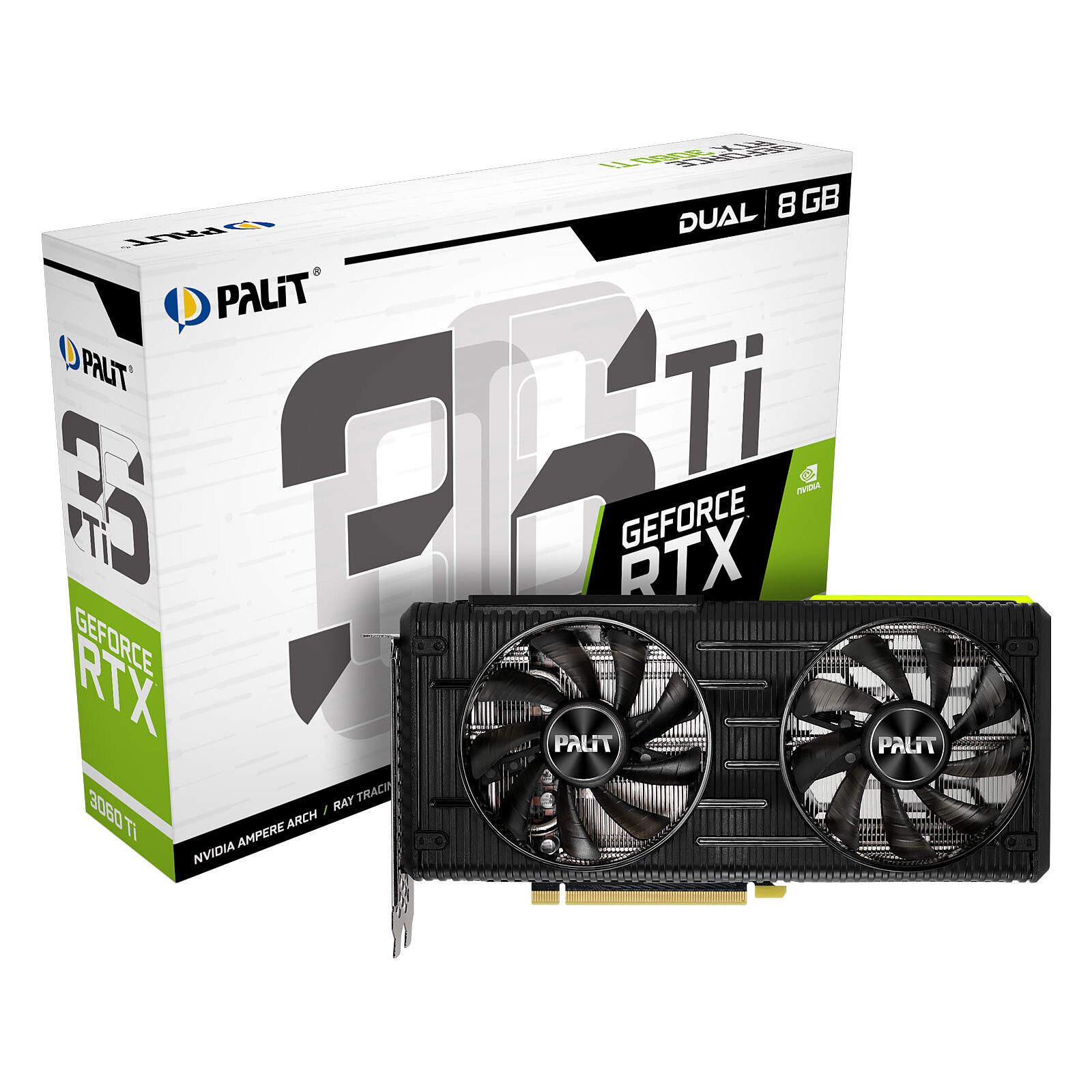 Palit GeForce RTX 3060 Ti Dual - Graphics card - LDLC | Holy Moley