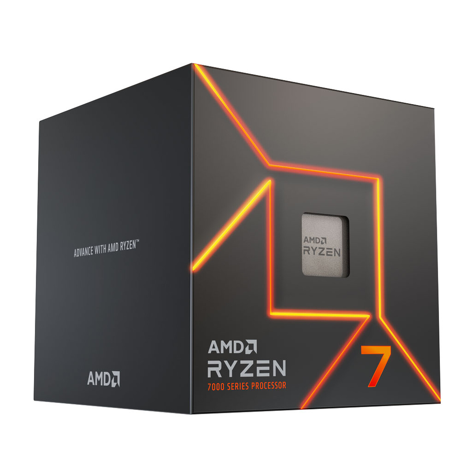 AMD Ryzen 7 7700 Wraith Prism (3.8 GHz / 5.3 GHz) - Processor - LDLC