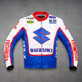 Grab Your Wes Cooley Suzuki Leather Jacket Today! Ride in Style!