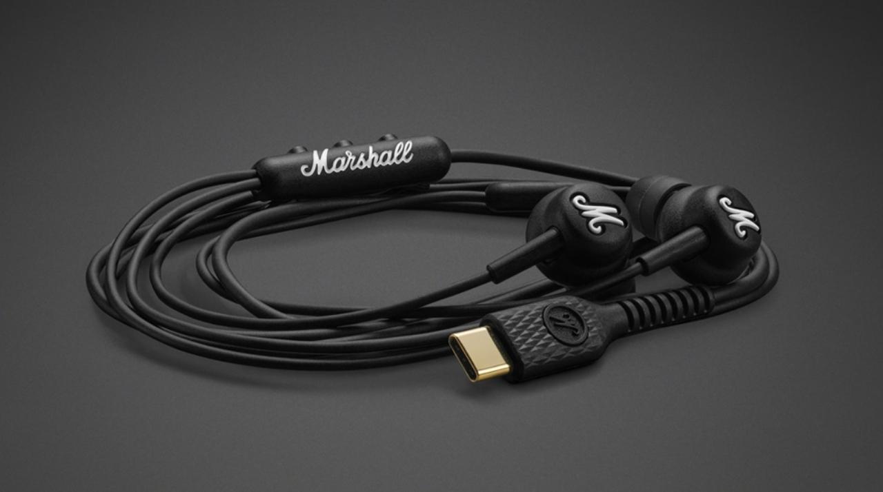 スマホで聴こう。Marshallの有線イヤホンにUSB-Cモデルが出たよ