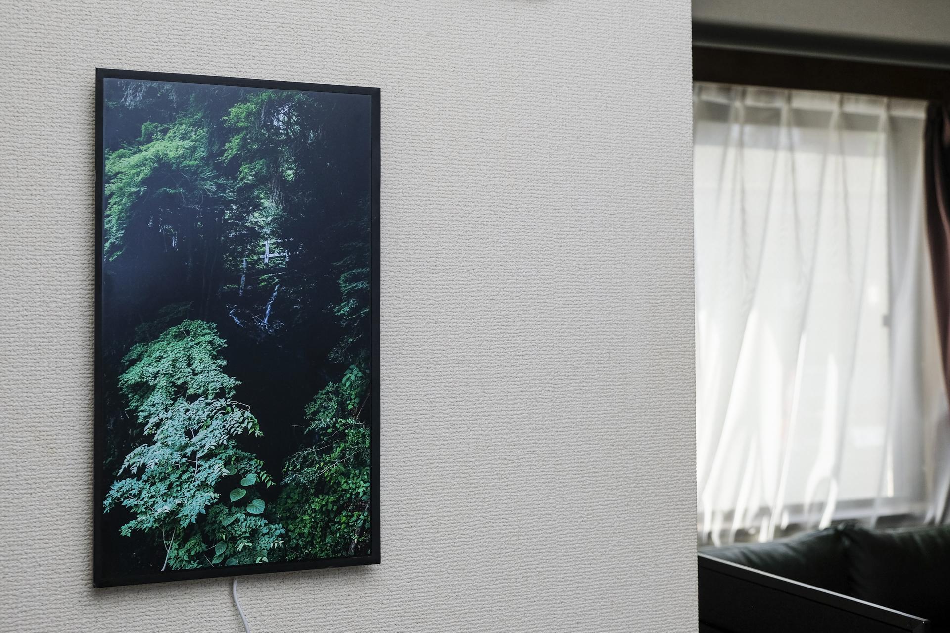 17.3インチの窓が、暮らしに動きを与える。アートフレーム｢Mono X7