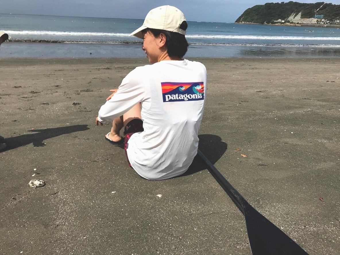 patagoniaのロンT、ラッシュガードが暑い真夏でもサラッと着れるよ