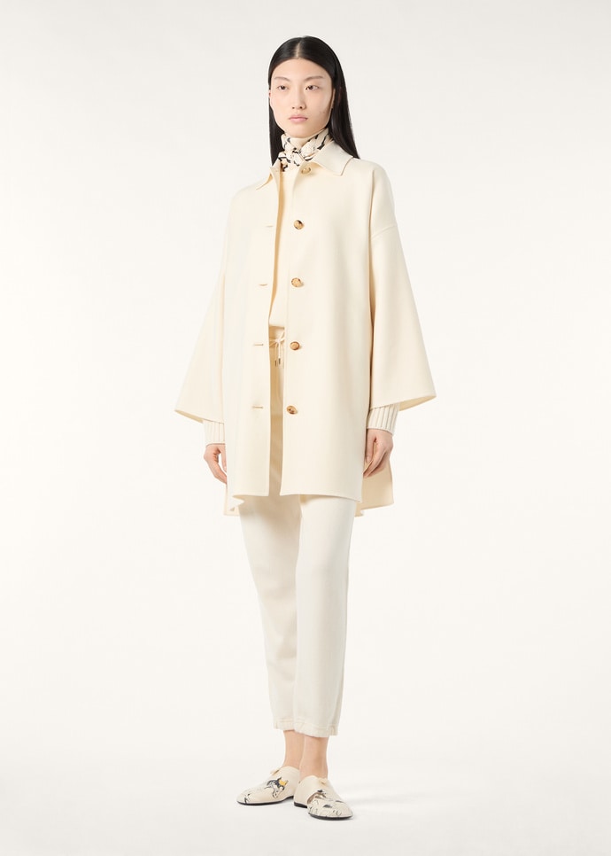 Parksville Crewneck Baby Cashmere White Titanium | Sweaters Loro