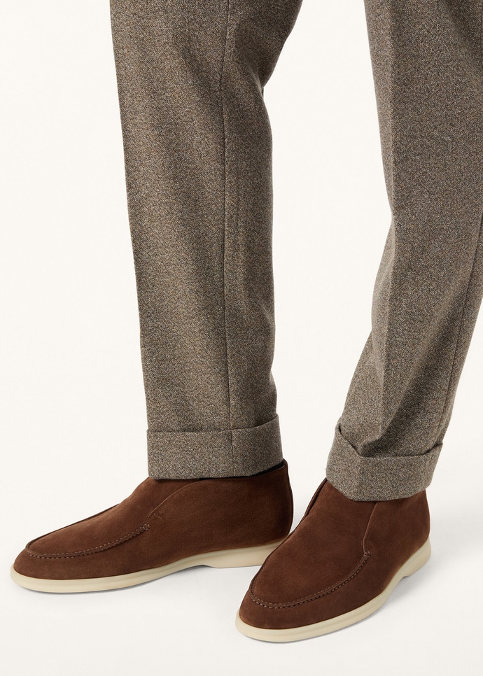 Open Walk Ankle Boot Suede Clove | Ankle Boots Loro Piana US