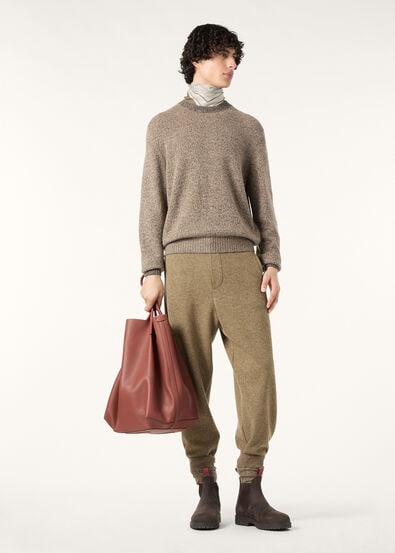 Sheep Meadow Crewneck Pecora Nera®, Cashmere Coat Of The Black