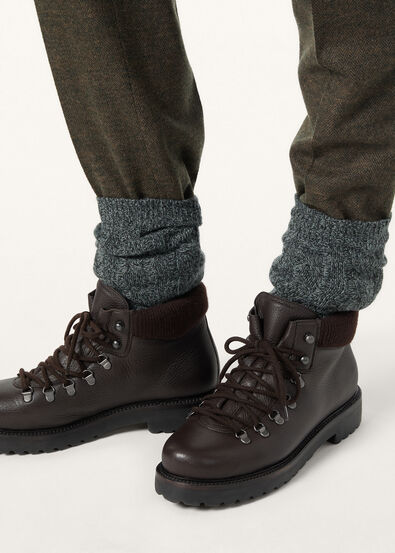 New Laax Walk Ankle Boot Deerskin Espresso | Ankle Boots Loro Piana US