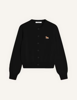 BABY FOX PATCH REGULAR CARDIGAN | Maison Kitsuné