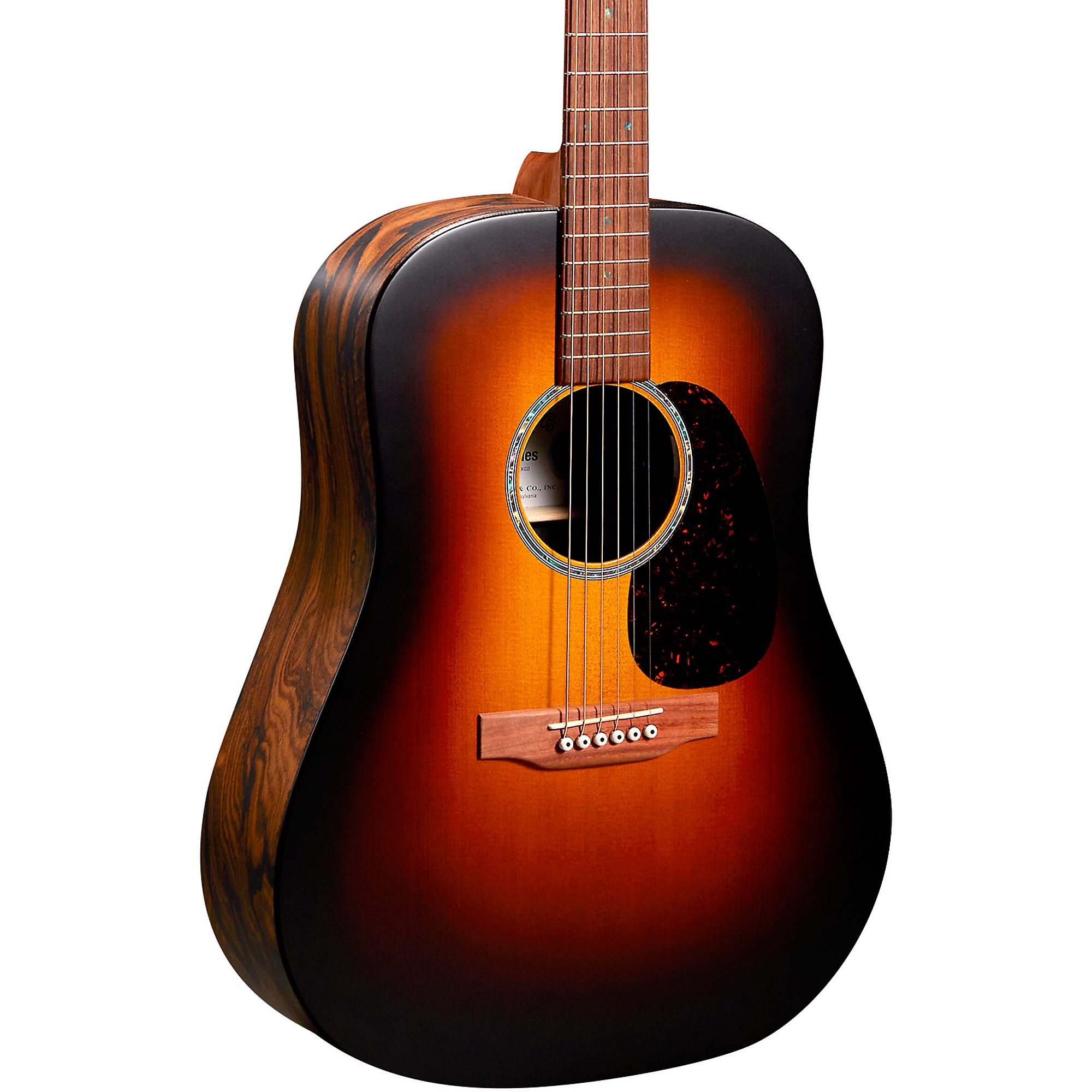 Martin D-X2E Ziricote Dreadnought Acoustic-Electric Guitar | Music
