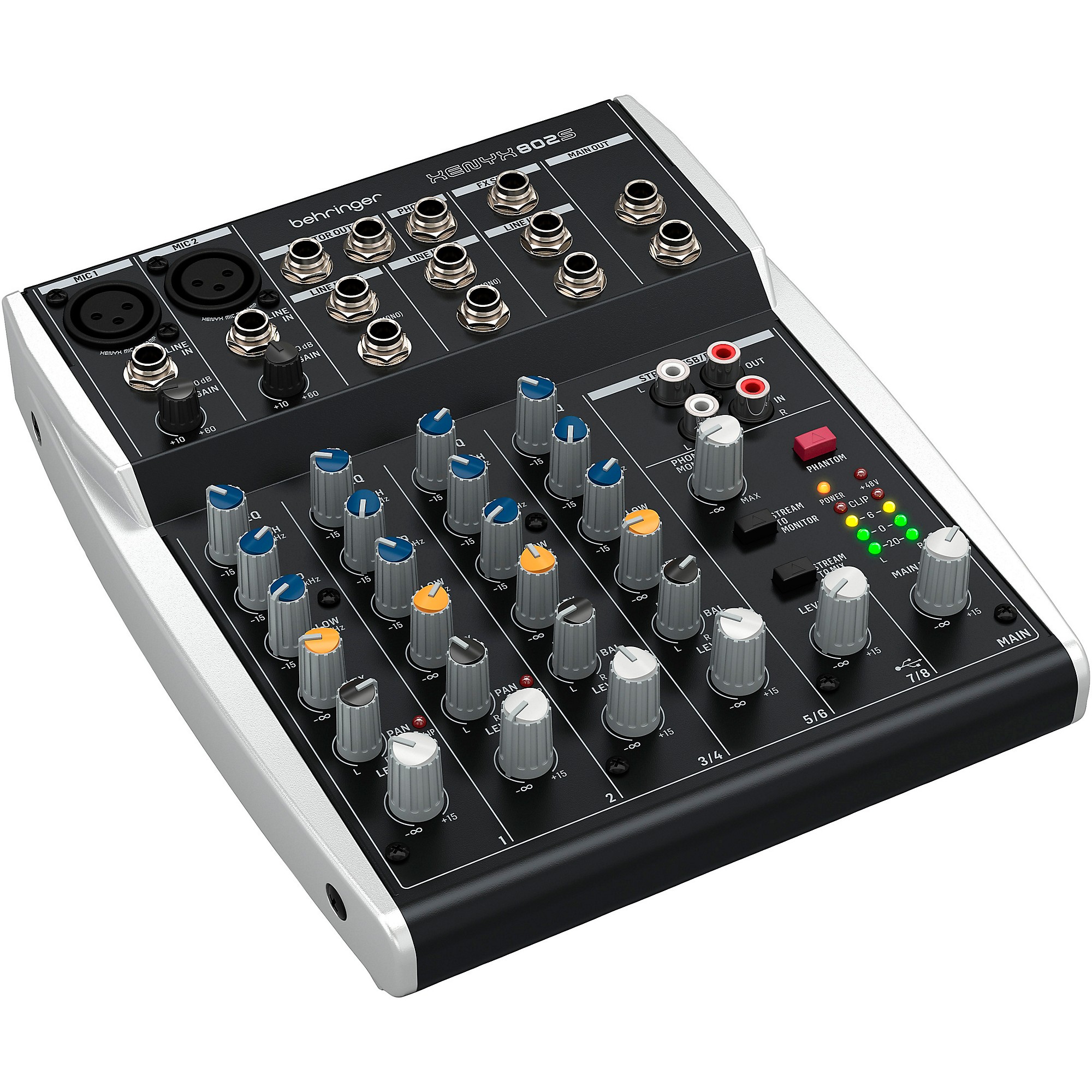 Behringer XENYX 802S 8-Channel Analog Mixer With USB | Music & Arts