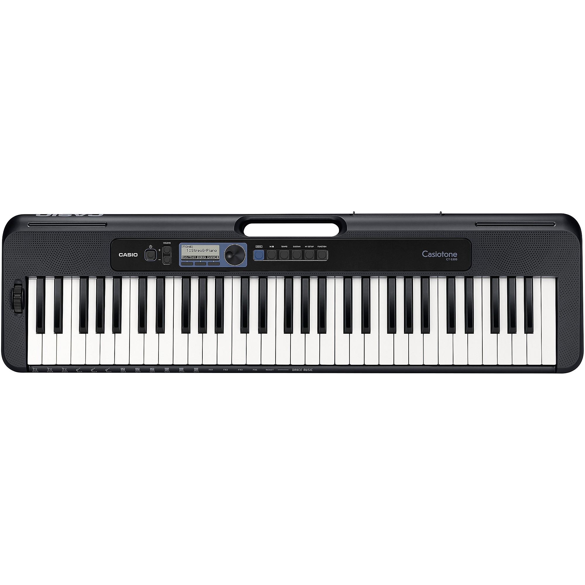 Casio Casiotone CT-S300 61-Key Digital Keyboard Essentials Bundle