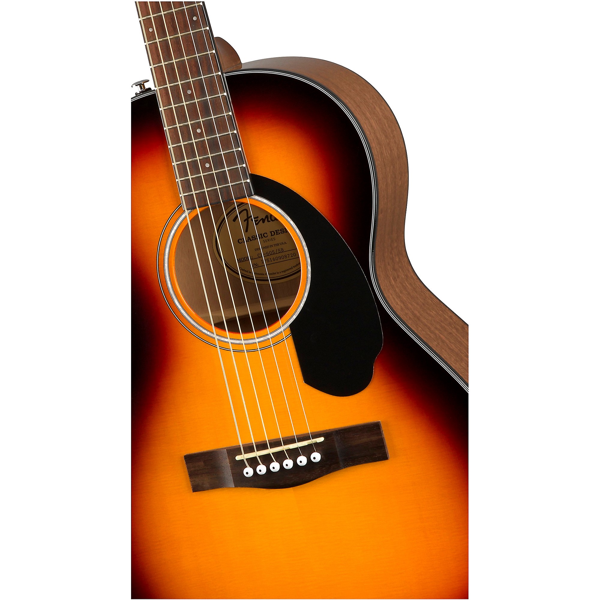 Fender CP-60S Parlor Acoustic Guitar Sunburst | Music & Arts