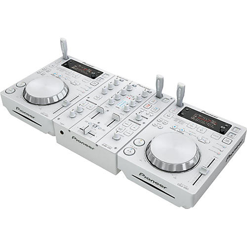 Pioneer DJ CDJ-350 / DJM-350 DJ Package Pearl White | Musician's