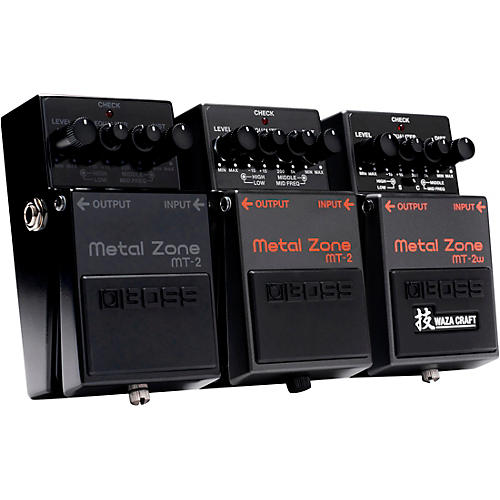BOSS 30th Anniversary MT-2-3A Metal Zone Effects Pedal Black
