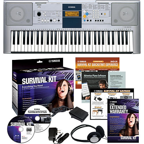 Yamaha PSR-E323 61-Key Entry-Level Portable Keyboard with Survival