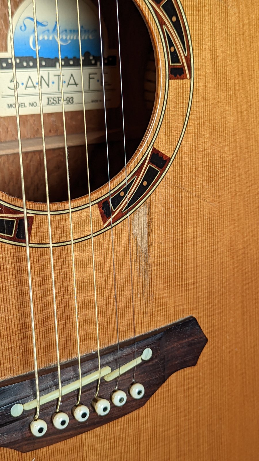 1993 Takamine ESF-93 Santa Fe