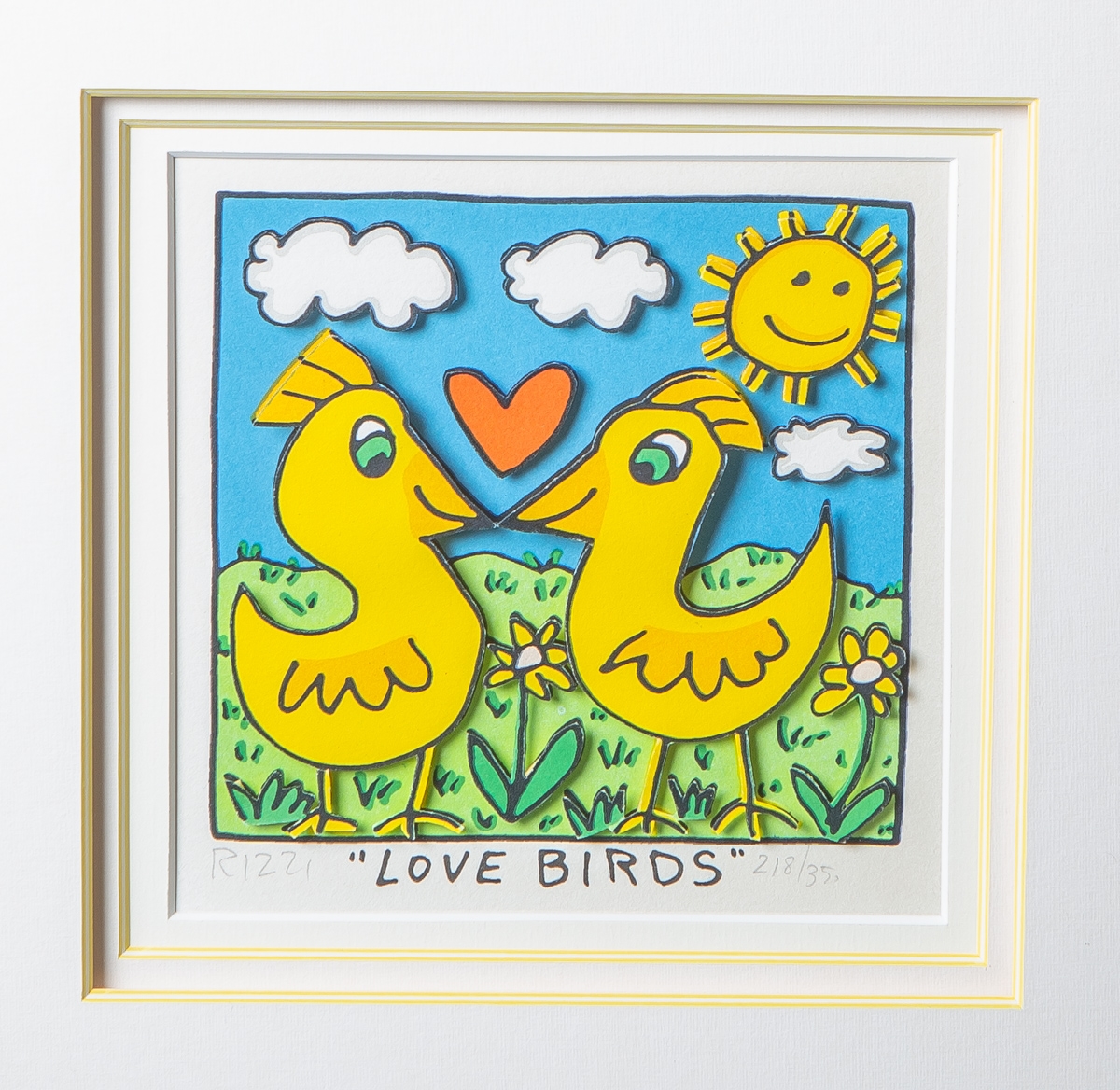 James Rizzi | Love Birds (1999) | MutualArt