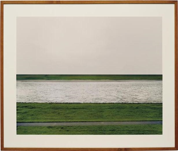 Andreas Gursky | Rhein (1996) | MutualArt
