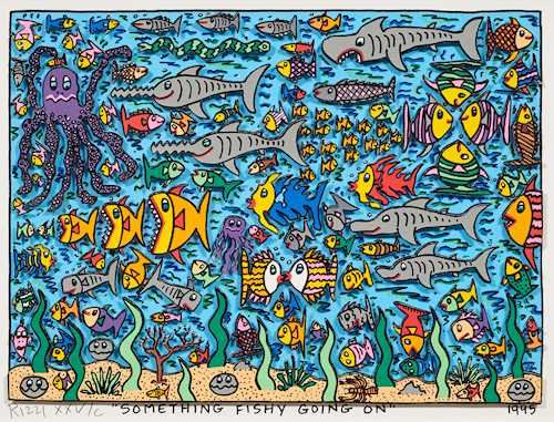 ジェームス•リジィ『 Something Fishy Going On 』 James Rizzi