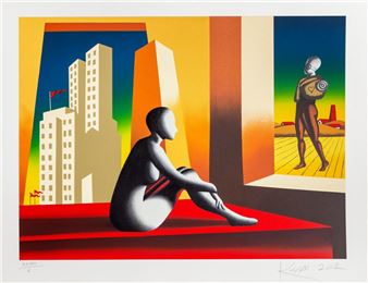 ☆マークコスタビ MARK KOSTABI 2001年 アクリル画1点物