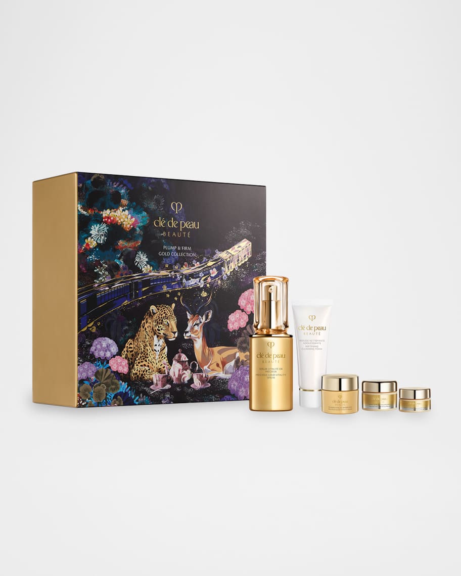 Cle de Peau Beaute Plump & Firm Gold 5-Piece Holiday Collection