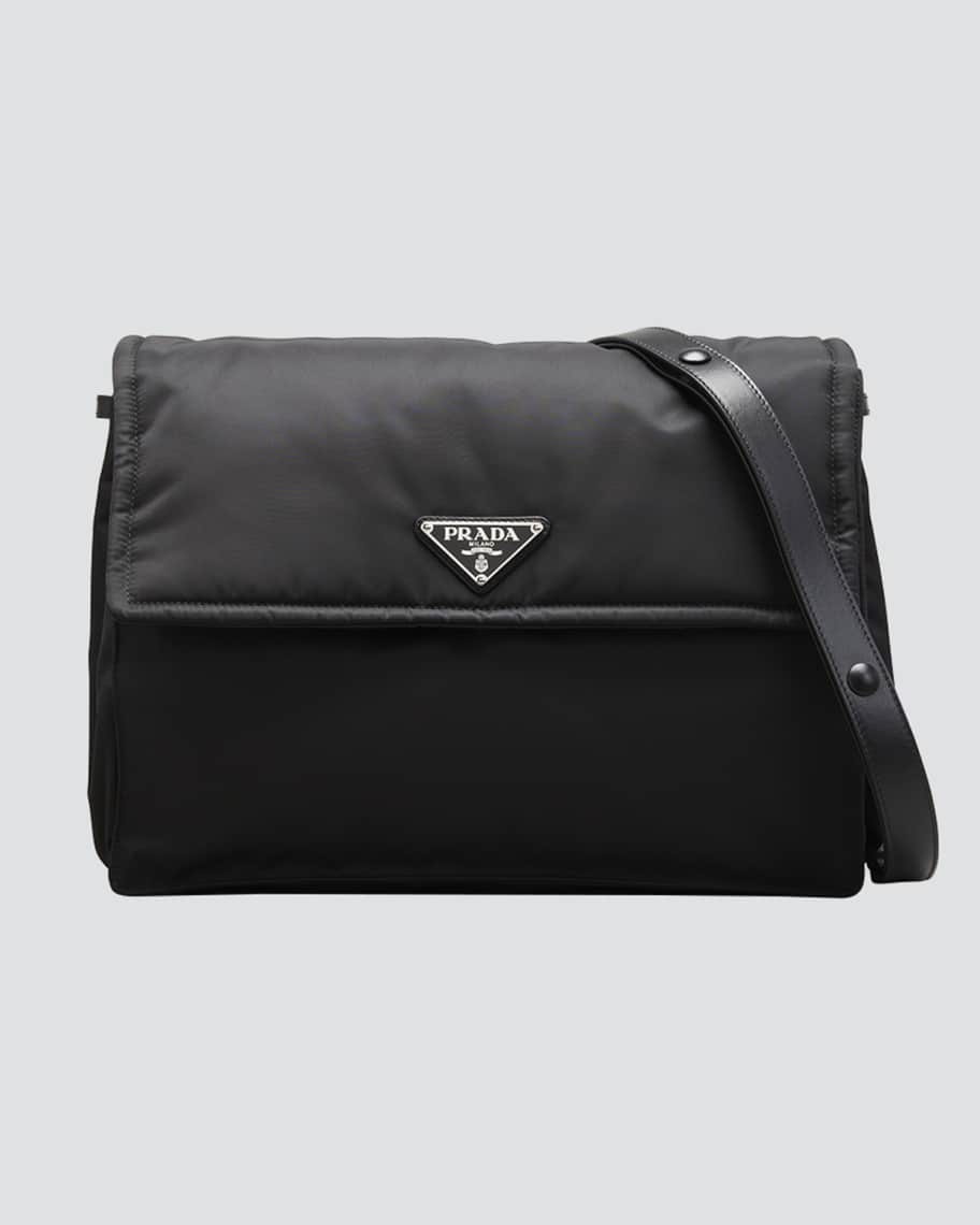 Prada Re-Nylon Large Padded Shoulder Bag | Neiman Marcus