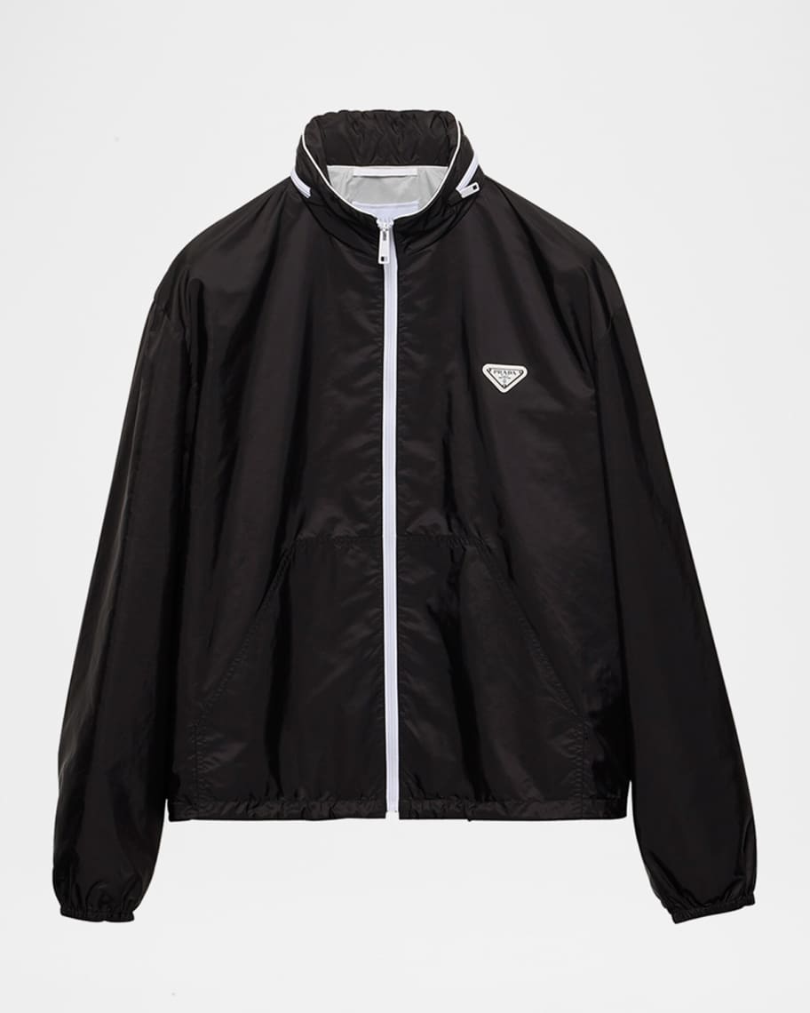 Prada Men's Re-Nylon Track Jacket | Neiman Marcus
