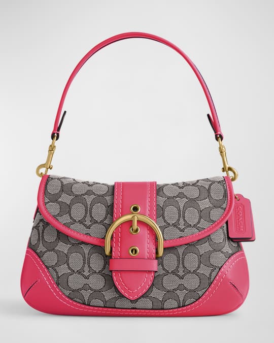 Coach Soho Signature Jacquard Shoulder Bag | Neiman Marcus